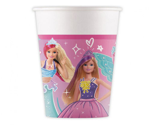 Picture of BARBIE PAPER CUPS 200ML 8 PACK